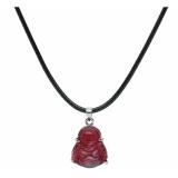 Mặt phật Di Lặc, đá đỏ Ruby, may mắn, bình an