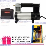 Máy bơm mã lực lớn cho ô tô coido 12v 6216 tặng bộ vá lốp không săm