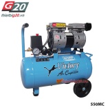 Máy nén khí mini không dầu giảm âm victory 550mc - 0.75hp, 24l
