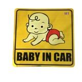 Miếng decal dán BABY IN CAR ngộ nghĩnh cho xe hơi