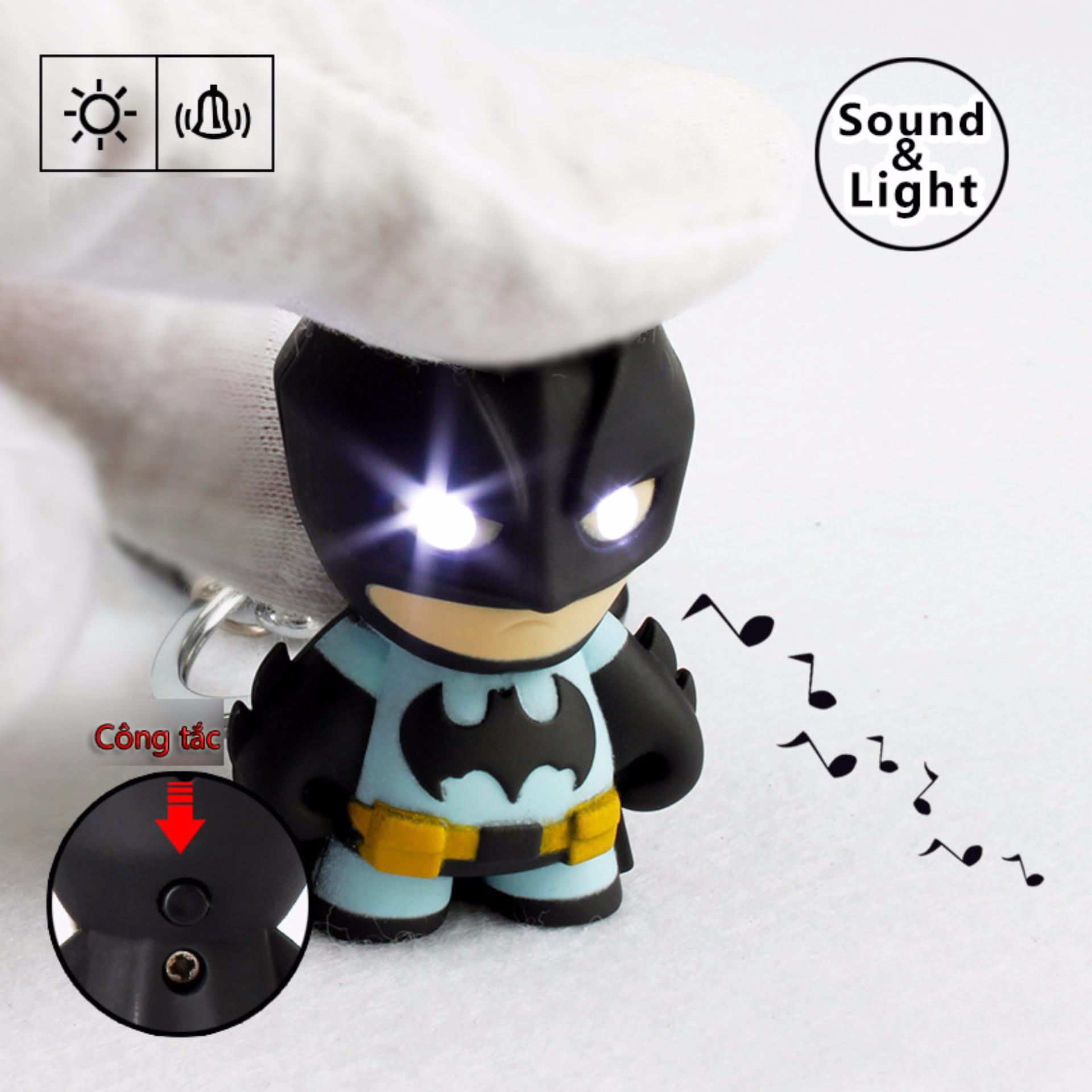Móc khóa Batman có đèn led V.2
