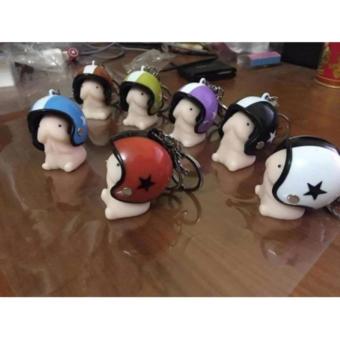 Móc Khóa Hình Bé Ciu đội Nón Bảo Hiểm (màu Nón Ngẫu Nhiên) April 2018 - 2 Móc khóa hình bé ciu đội nón bảo hiểm (màu nón ngẫu nhiên) - 2