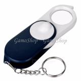 [HCM]Móc khóa kính lúp có đèn Led chiếu sáng GamoShop (Đen)
