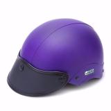 Mũ bảo hiểm 1/2 đầu chita-ct31-tím đậm-sơn mờ