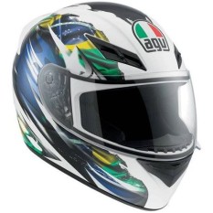 Mũ bảo hiểm agv k3 brazil flag