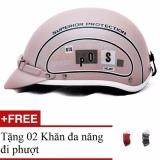 Mũ bảo hiểm SPO (mode: Haly)+ tặng 1 mũ trùm đầu NINJA