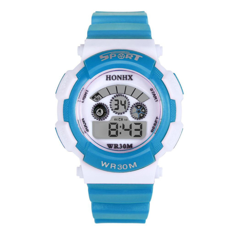Nơi bán Multifunction Waterproof Sport Electronic Digital Wrist Watch
(Light Blue) - intl