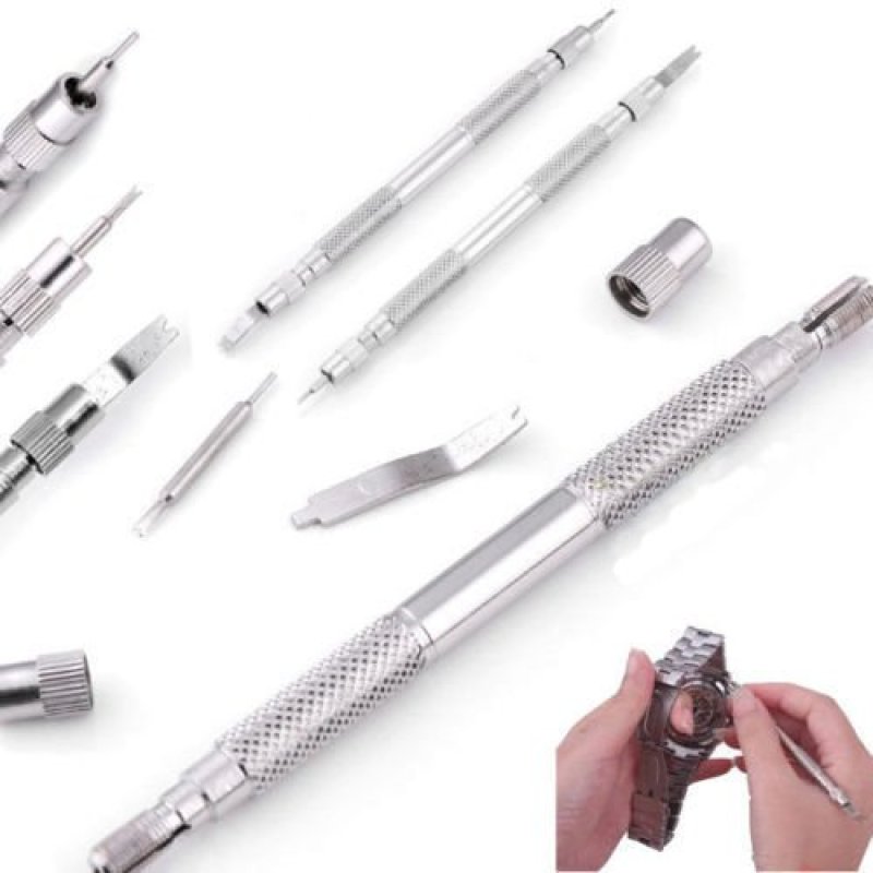 New High Quality Useful Watch Band Strap Spring Bar Remover Repair Tool Kit - intl bán chạy