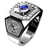 Nhẫn nam mạ vàng 14k nnam38