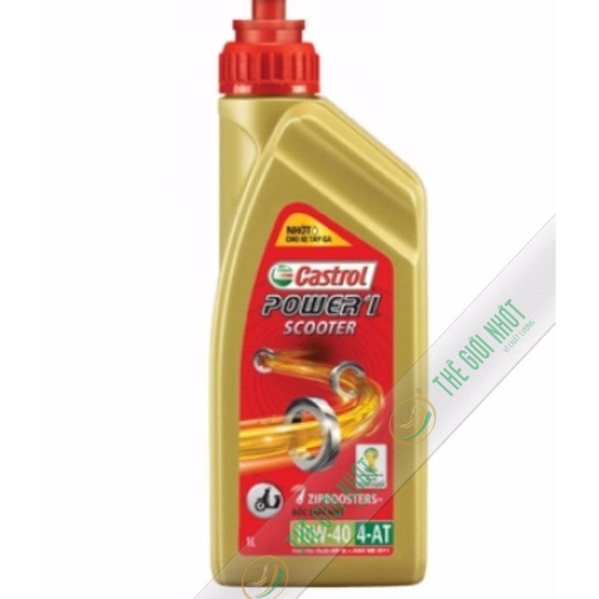 HCMNhớt cap cấp xe tay ga CASTROL POWER 1 SCOOTER 08L