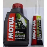 Nhớt Motul Scooter Expert LE 10W40 1 lít + Tặng Nhớt Motul Gear Plus 80W90 - 120ml - Dành cho mọi xe tay ga.