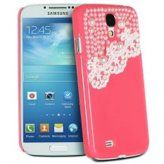 Giá Niêm Yết niceEshop Deluxe Hand Made Lace and Pearl Hard Case for Samsung Galaxy S4 IV i9500 (Hot Pink) – Intl niceE shop
