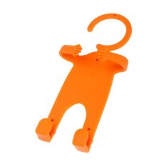 Giá Sốc niceEshop Flexible Silicone Robot Stand Cell Phone Holder for the IPhone4 4S,iPhone 5G,Samsung Galaxy S3 i9300 (Orange) niceE shop