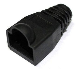 niceEshop RJ45 Strain Relief Boots Network Cable Protector, Black  