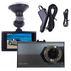 Khuyến Mãi niceEshop Ultra Thin 1080P Full HD Wide Angle Dash Camera Camcorder (Black) – Intl   niceE shop