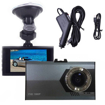 niceEshop Ultra Thin 1080P Full HD Wide Angle Dash Camera Camcorder (Black) - Intl  