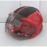 Nón bảo hiểm nguyên đầu có kính ACE M1 (Đỏ đen)