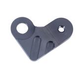 Pát kim loại CNC gắn đèn trợ sáng chân kính (đen)