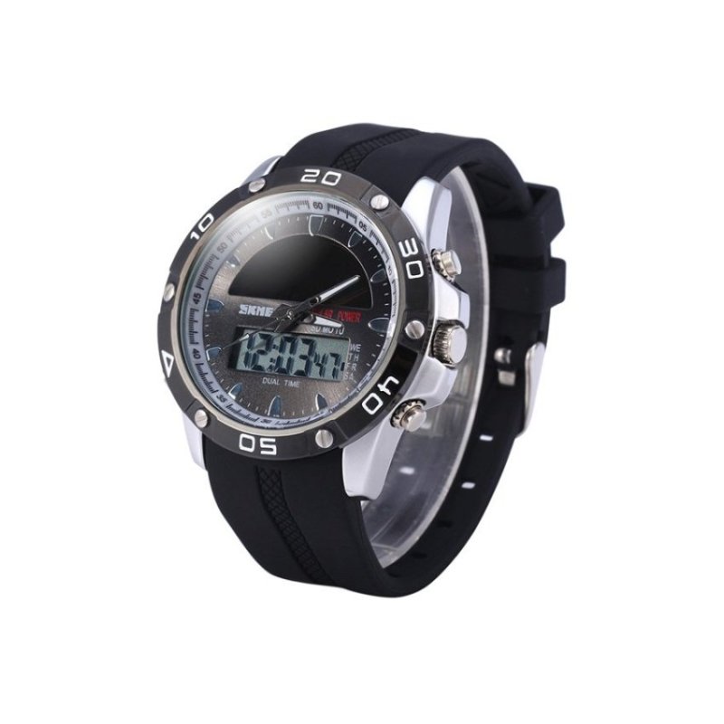 Nơi bán SKMEI 1064 Mens Black Rubber Strap Watch--TC(Not Specified)(OVERSEAS) - intl