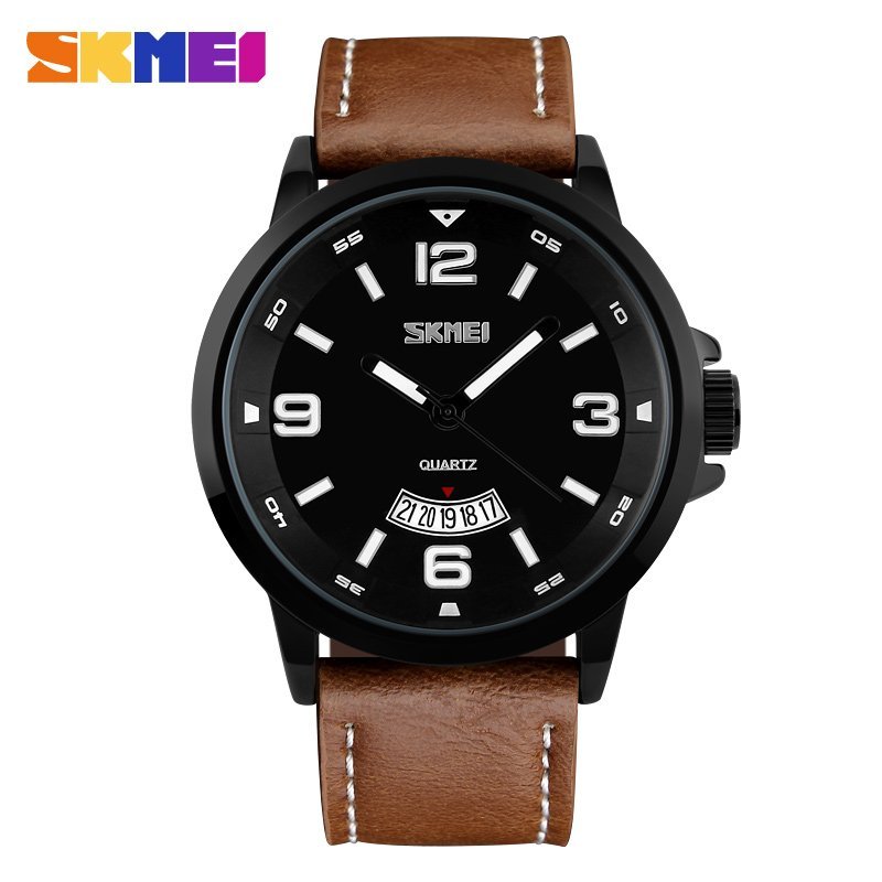 Nơi bán SKMEI 9115 Mens 50 Meters Waterproof Calendar Quartz Watch -
Coffee - intl