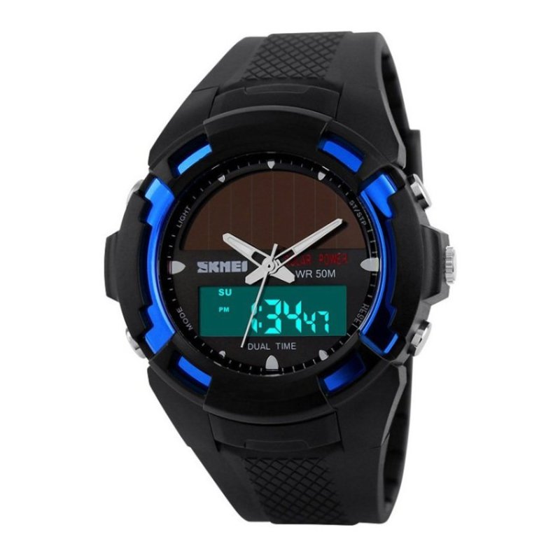 Nơi bán SKMEI Mens Black Silicone Strap Watch 1056(Not Specified)(OVERSEAS) - intl