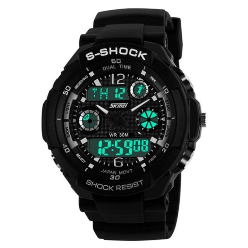 SKMEI Water Resistant 0931 LED Watch Silver Grey - intl bán chạy
