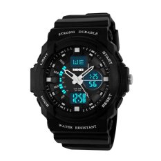 Đánh Giá SKMEI Women’s Outdoor 5ATM Water Resistant LED Digital Watches M White – intl   topseller mall