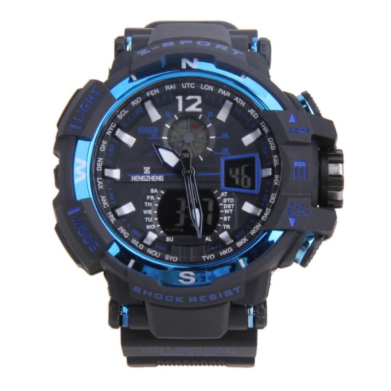 Sports Military Waterproof LED Shock Analog Quartz Digital Watch
(Sky Blue) - intl bán chạy