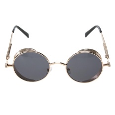 Bảng Báo Giá Steam Punk Vintage Metal Circle Chic Punk Sunglasses(Grey)-one size – intl UNIQUE AMANDA