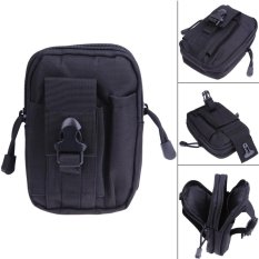 Khuyến Mãi Tactical Molle Pouch Belt Waist Pack Bag Small Pocket (Black) – intl   sportschannel