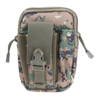 Tactical Molle Pouch Belt Waist Pack Bag Small Pocket (Jungle Digital) - intl  