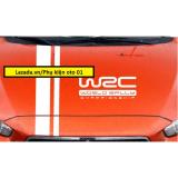 Tem dán nắp capo oto wrc .