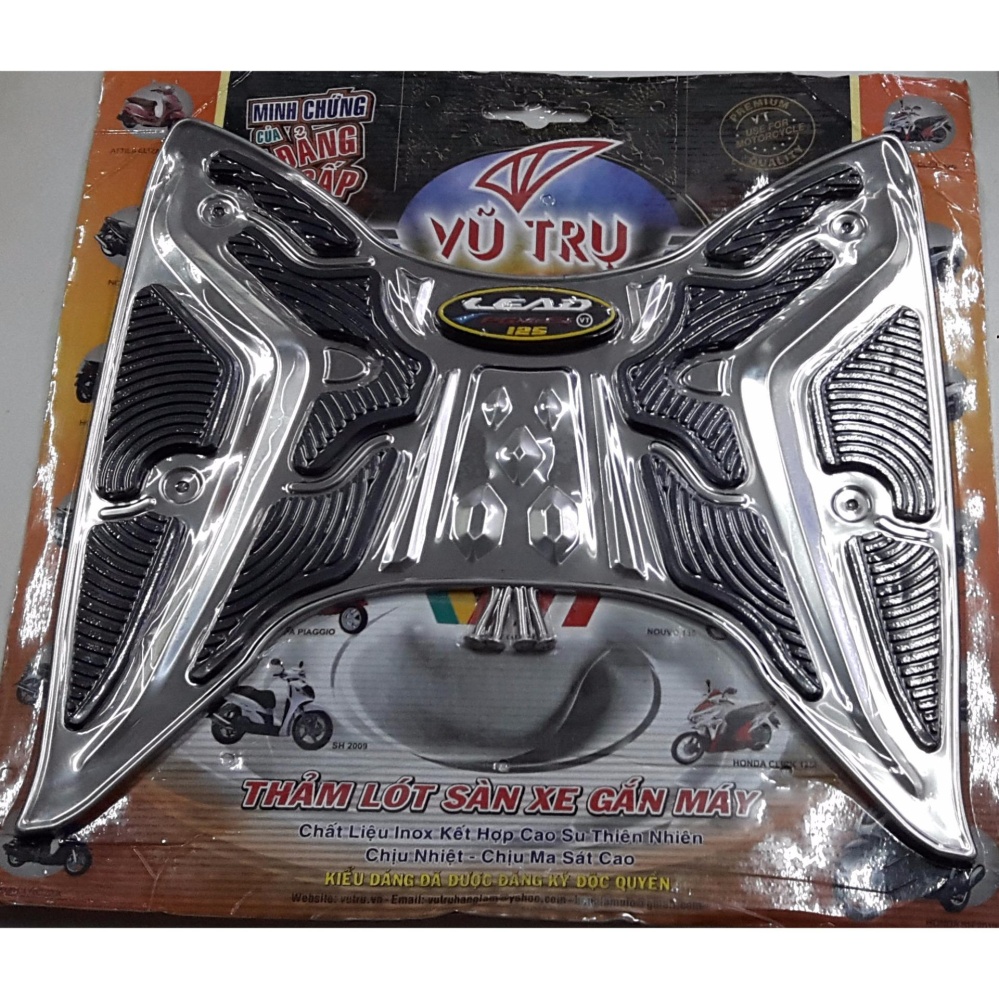 Thảm lót sàn bằng inox - honda lead 125