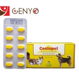 Thuốc tẩy giun sán cho chó mèo - Thuốc tẩy giun đũa chó mèo - Vemedim Cestopest Vỉ 10 viên