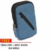 Túi bóp nam đựng điện thoại đeo lưng quần + Tặng móc + Dây đeo H163