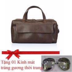 Trang bán Túi Travel Bag ( Du lịch ) Cao cấp HNM-NB3 (Tặng Kính mát tráng gương Thời trang) (Màu cà phê)  