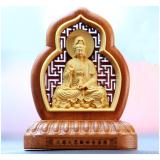 Tượng Gỗ trang trí xe ô tô hình Phật Quan Âm F129 (Gỗ cao cấp)