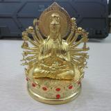 Tượng Phật Bà Quan Âm nghìn tay hai mặt đặt taplo ô tô