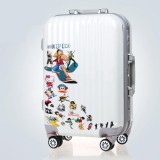 [HCM]Vali du lịch cần kéo to nhựa hình khóa sập One Piece size 24 TA450