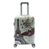 Vali kéo nhựa hình thời trang Paris and Butterfly size 20 nhỏ TA412