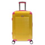Vali nhựa dẻo siêu nhẹ cần kéo Inox Cosas United khóa TSA size 24 màu vàng TA270
