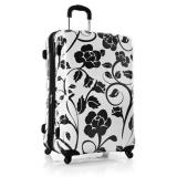 [HCM]Vali size 30 nhựa hình cao cấp Winter Rose khóa TSA Mở rộng được TA434 (Trắng đen)