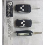 Vỏ độ gập Toyota 2007-2012 form cũ 3 nút crom P208 : Innova, Fortune, Rav4, Hilux,...Prado Xetoancau