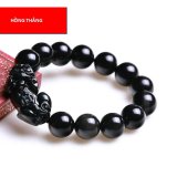 Vòng đeo tay thạch anh đen tỳ hưu  - phong thủy may mắn phát tài