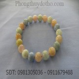 Vòng tay Aquamarine ngũ sắc 9 ly - Vòng tay đá phong thủy