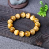 Vòng Tay Phong Thủy  Đá Mắt Hổ Ánh Trăng  -  Hợp Mạng Thổ, Kim- Chiêu Tài  Chiêu Lộc - Tránh Xui Rủi - Bình An