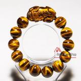 Vòng tay đá mắt hổ tỳ hưu thiên nhiên 14ly