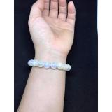 [HCM]Vòng tay đá thạch anh trắng tuyết 10ly