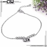 Vòng tay - lắc tay inox nữ 2 chuông kêu len ken xịn giá tốt