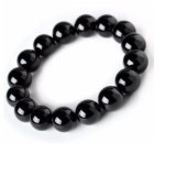 Vòng tay nam đá thạch anh đen phong thủy 14ly PT6868